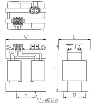 3Vシリーズ外形図